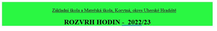 rozvrh 4